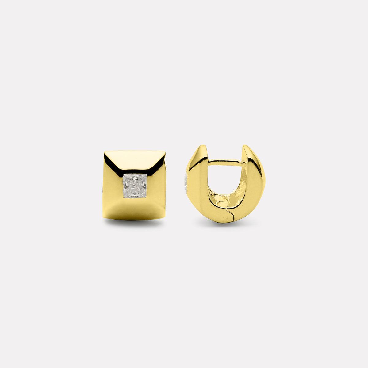 Halo Cubic Zirconia Earrings