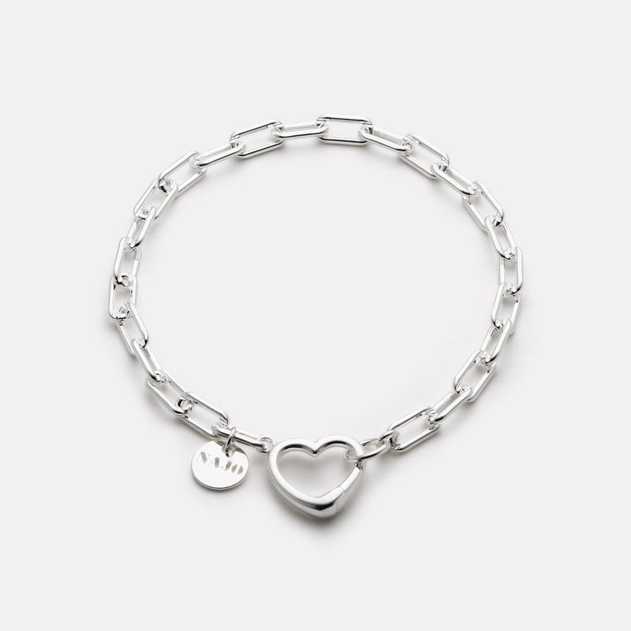 Cuore Chain Link Bracelet (19cm)
